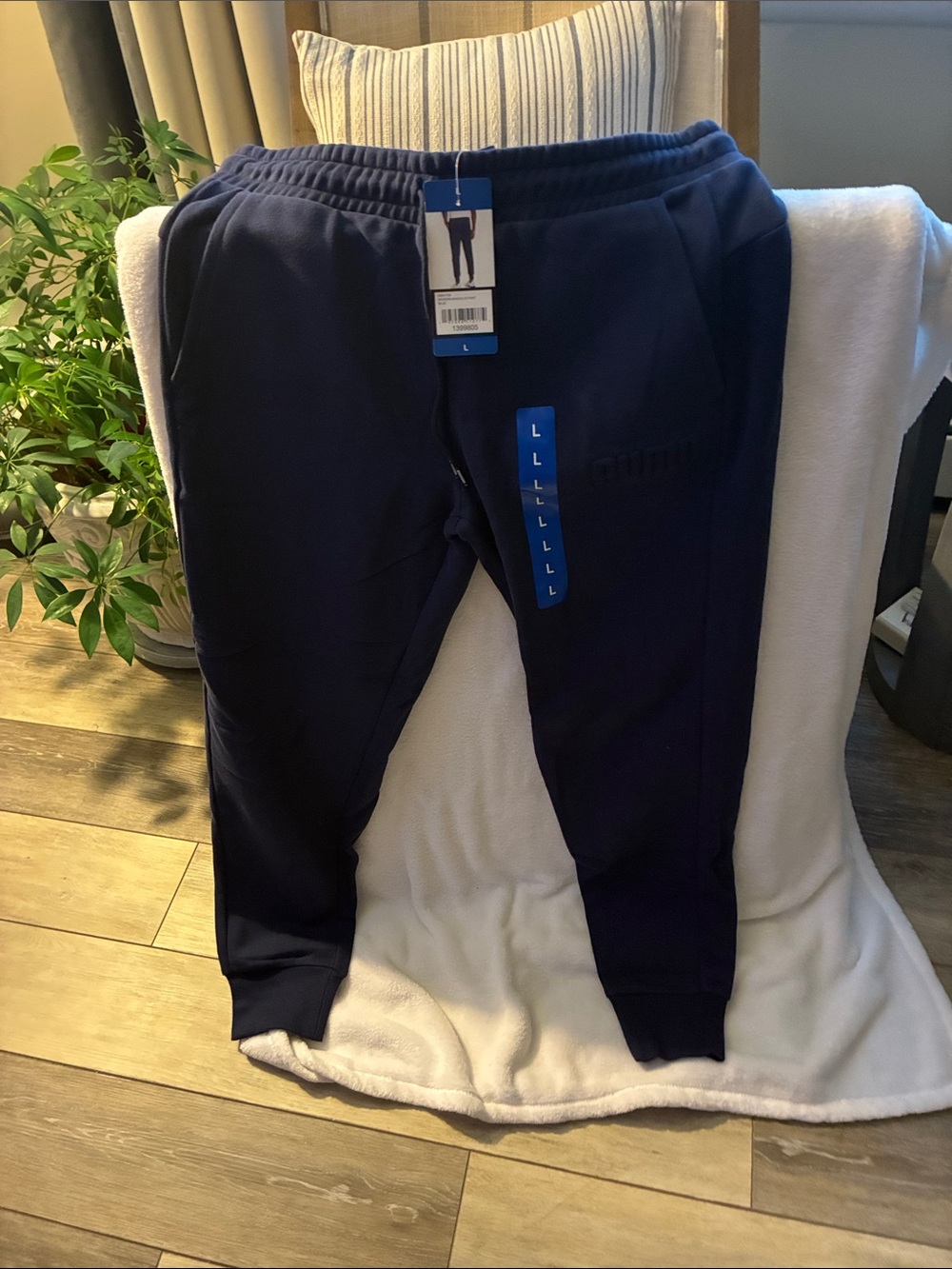 Mens Navy Blue Jogger Pants - Brand: (unspecified)